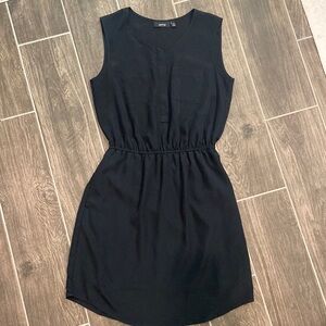 Apt. 9 - Black Lightweight Sleeveless Shirt Dress